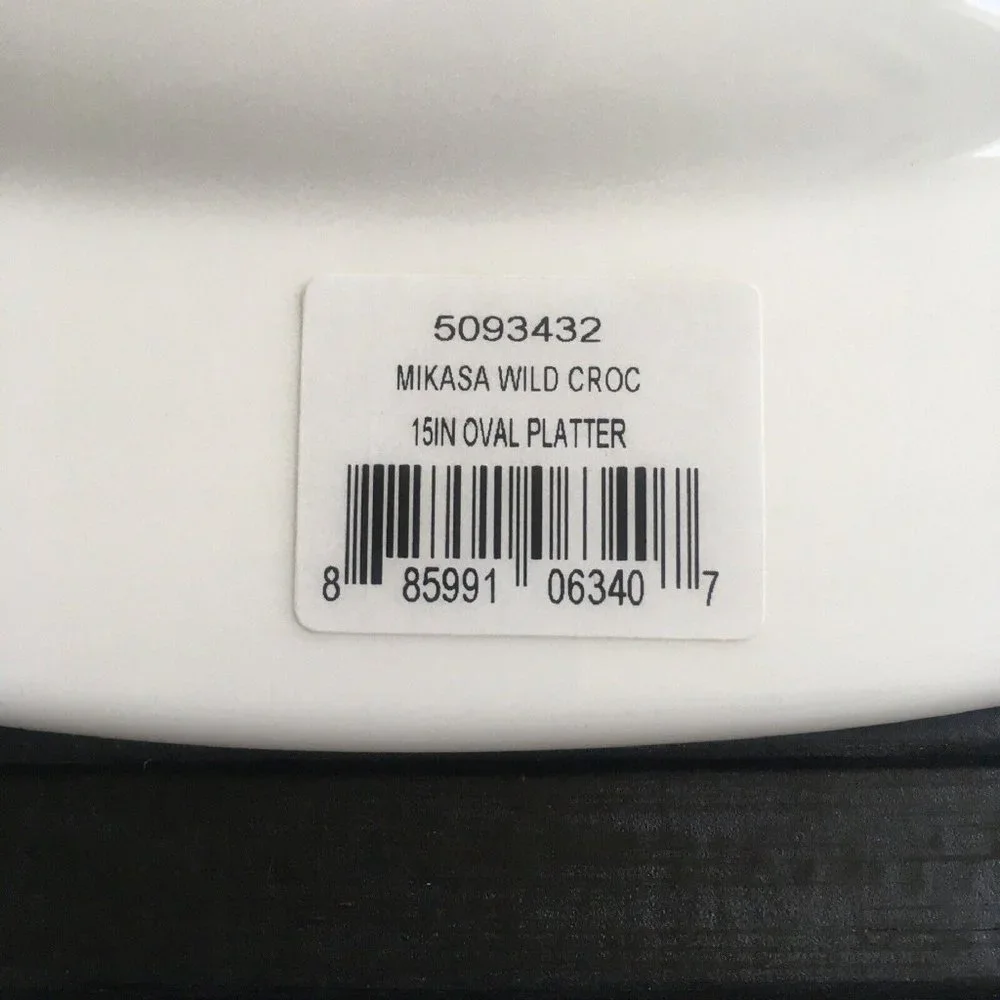 brand new Mikasa Wild Croc Pattern 15